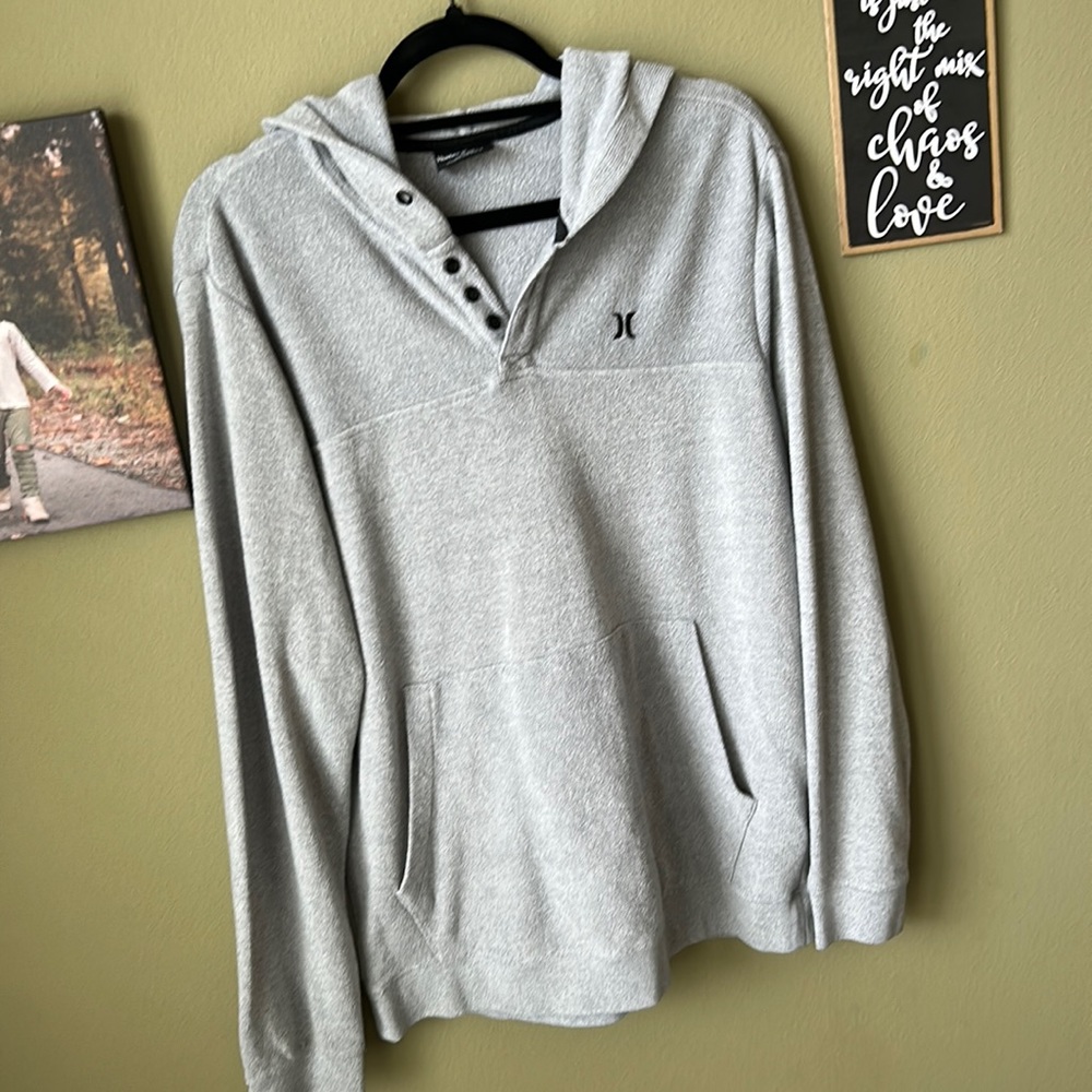 Hurley gray hoodie